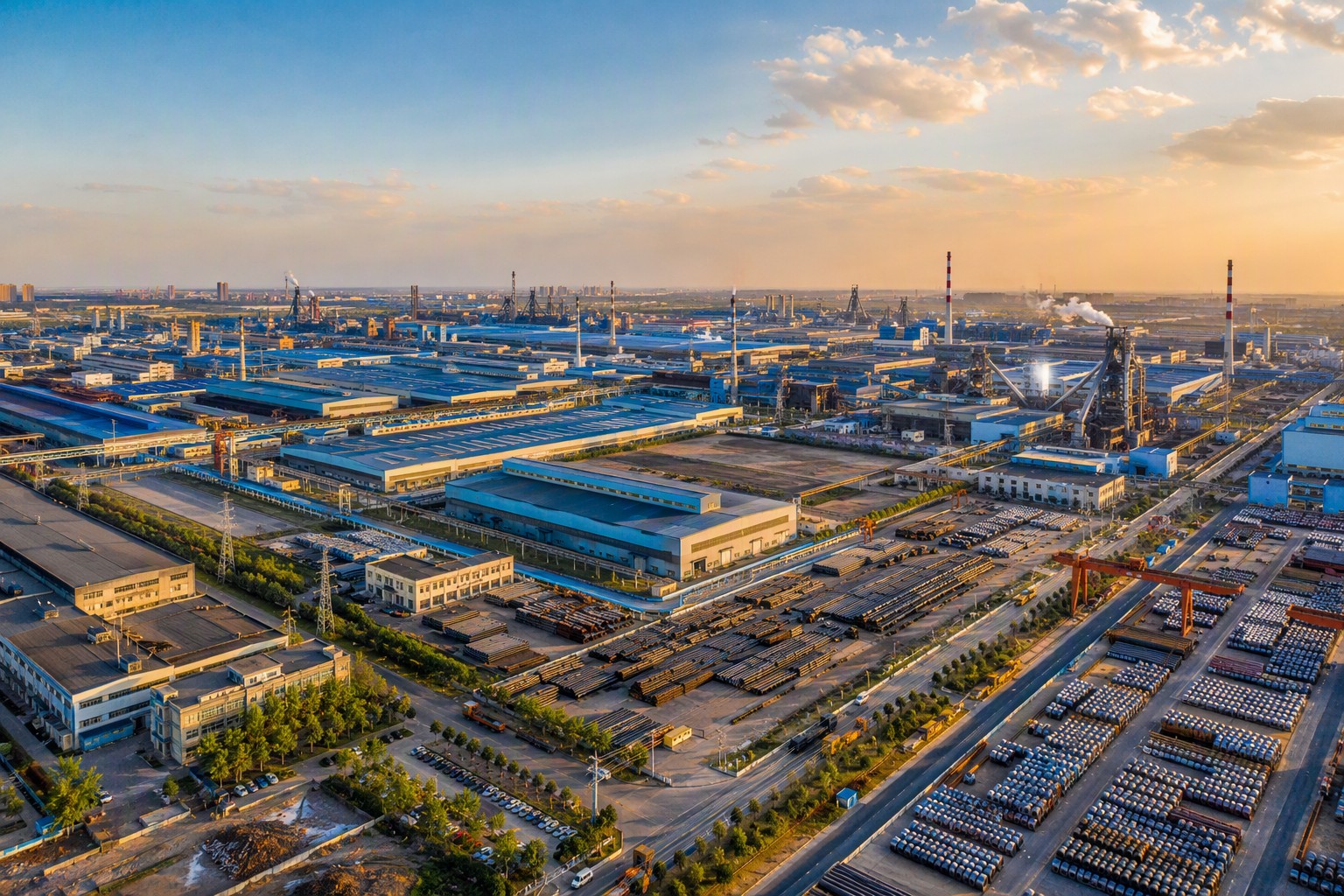 Sino East Steel factory in Tianjin